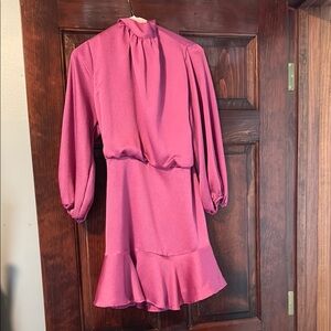 Vici Pink Long Sleeve Dress